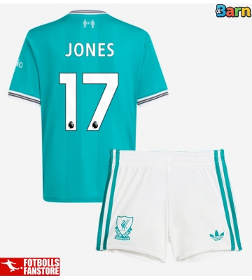Liverpool Curtis Jones #17 Tredje Tröja Barn 2025-26 Kortärmad (+ Korta byxor)