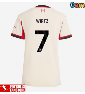Liverpool Florian Wirtz #7 Bortatröja Dam 2025-26 Kortärmad