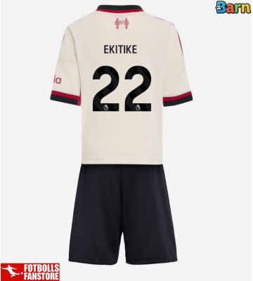 Liverpool Hugo Ekitike #22 Bortatröja Barn 2025-26 Kortärmad (+ Korta byxor)