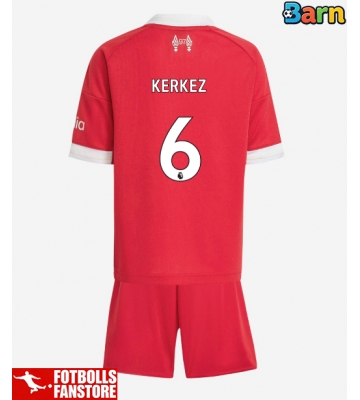 Liverpool Milos Kerkez #6 Hemmatröja Barn 2025-26 Kortärmad (+ Korta byxor)