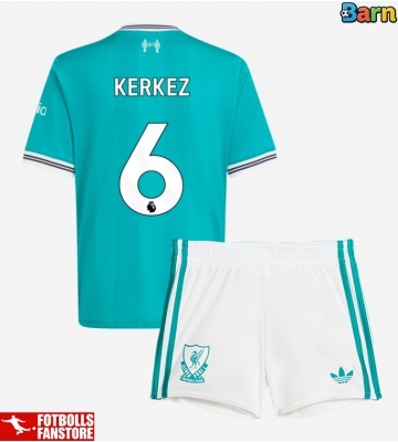 Liverpool Milos Kerkez #6 Tredje Tröja Barn 2025-26 Kortärmad (+ Korta byxor)