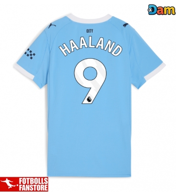 Manchester City Erling Haaland #9 Hemmatröja Dam 2025-26 Kortärmad