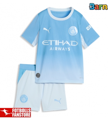 Manchester City Hemmatröja Barn 2026-27 Kortärmad (+ Korta byxor)