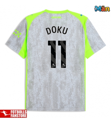 Manchester City Jeremy Doku #11 Tredje Tröja 2025-26 Kortärmad