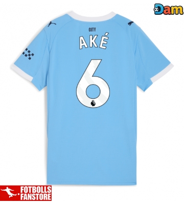 Manchester City Nathan Ake #6 Hemmatröja Dam 2025-26 Kortärmad