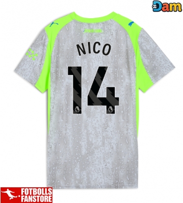 Manchester City Nico Gonzalez #14 Tredje Tröja Dam 2025-26 Kortärmad