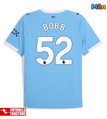 Manchester City Oscar Bobb #52 Hemmatröja 2025-26 Kortärmad