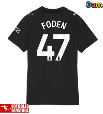 Manchester City Phil Foden #47 Bortatröja Dam 2025-26 Kortärmad