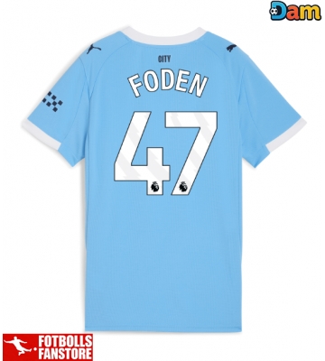 Manchester City Phil Foden #47 Hemmatröja Dam 2025-26 Kortärmad