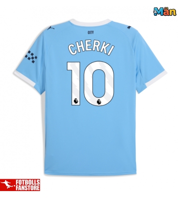 Manchester City Rayan Cherki #10 Hemmatröja 2025-26 Kortärmad
