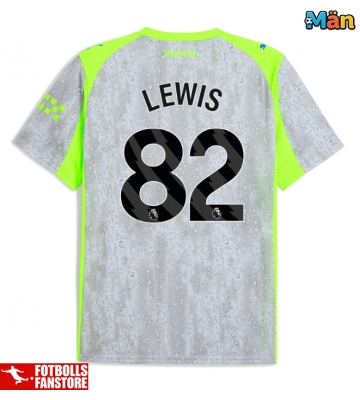 Manchester City Rico Lewis #82 Tredje Tröja 2025-26 Kortärmad