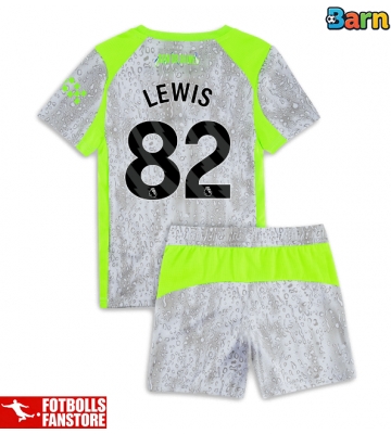 Manchester City Rico Lewis #82 Tredje Tröja Barn 2025-26 Kortärmad (+ Korta byxor)