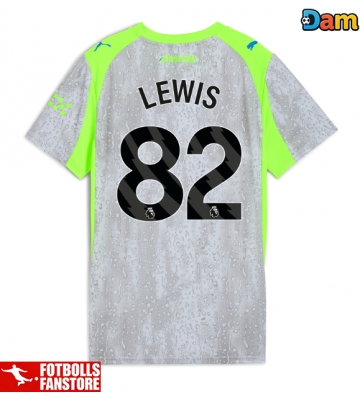 Manchester City Rico Lewis #82 Tredje Tröja Dam 2025-26 Kortärmad
