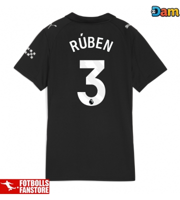 Manchester City Ruben Dias #3 Bortatröja Dam 2025-26 Kortärmad