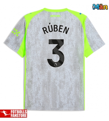 Manchester City Ruben Dias #3 Tredje Tröja 2025-26 Kortärmad