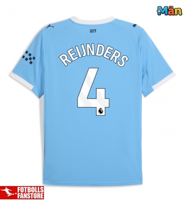 Manchester City Tijjani Reijnders #4 Hemmatröja 2025-26 Kortärmad