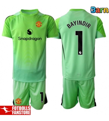Manchester United Altay Bayindir #1 Målvakt Tredje Tröja Barn 2025-26 Kortärmad (+ Korta byxor)