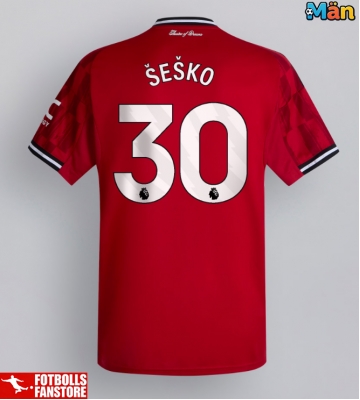 Manchester United Benjamin Sesko #30 Hemmatröja 2025-26 Kortärmad