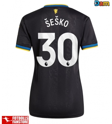 Manchester United Benjamin Sesko #30 Tredje Tröja Dam 2025-26 Kortärmad