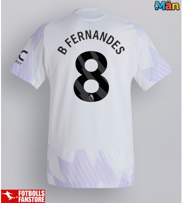 Manchester United Bruno Fernandes #8 Bortatröja 2025-26 Kortärmad