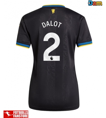 Manchester United Diogo Dalot #2 Tredje Tröja Dam 2025-26 Kortärmad