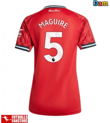 Manchester United Harry Maguire #5 Hemmatröja Dam 2025-26 Kortärmad