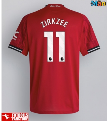 Manchester United Joshua Zirkzee #11 Hemmatröja 2025-26 Kortärmad