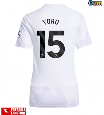 Manchester United Leny Yoro #15 Bortatröja Dam 2025-26 Kortärmad