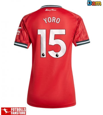 Manchester United Leny Yoro #15 Hemmatröja Dam 2025-26 Kortärmad
