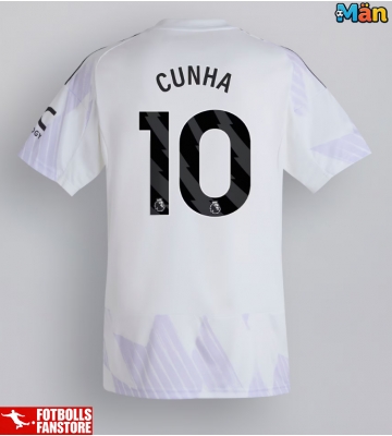 Manchester United Matheus Cunha #10 Bortatröja 2025-26 Kortärmad