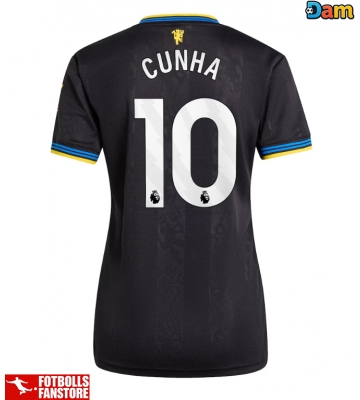 Manchester United Matheus Cunha #10 Tredje Tröja Dam 2025-26 Kortärmad