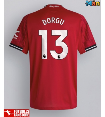 Manchester United Patrick Dorgu #13 Hemmatröja 2025-26 Kortärmad