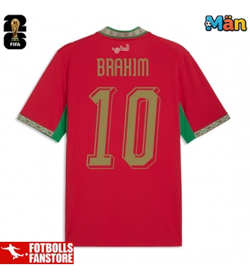 Marocko Brahim Diaz #10 Hemmatröja VM 2026 Kortärmad