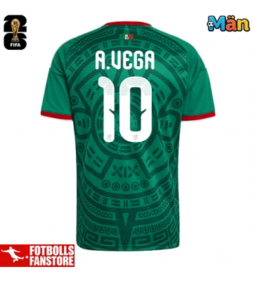 Mexiko Alexis Vega #10 Hemmatröja VM 2026 Kortärmad