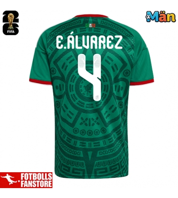 Mexiko Edson Alvarez #4 Hemmatröja VM 2026 Kortärmad
