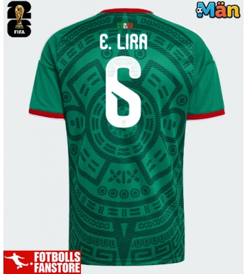 Mexiko Erik Lira #6 Hemmatröja VM 2026 Kortärmad