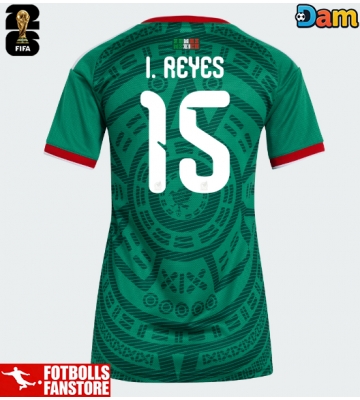 Mexiko Israel Reyes #15 Hemmatröja Dam VM 2026 Kortärmad