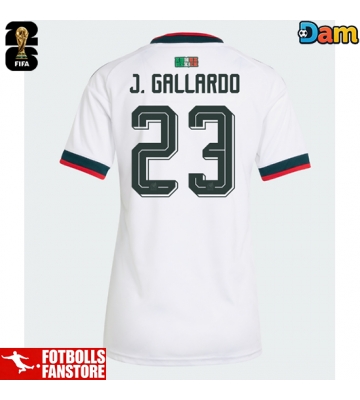 Mexiko Jesus Gallardo #23 Bortatröja Dam VM 2026 Kortärmad