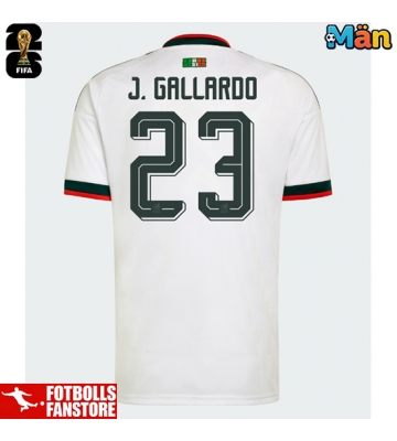 Mexiko Jesus Gallardo #23 Bortatröja VM 2026 Kortärmad