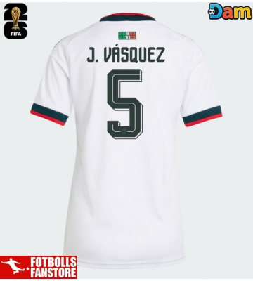 Mexiko Johan Vasquez #5 Bortatröja Dam VM 2026 Kortärmad
