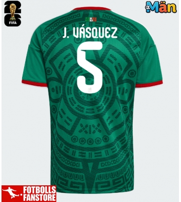 Mexiko Johan Vasquez #5 Hemmatröja VM 2026 Kortärmad