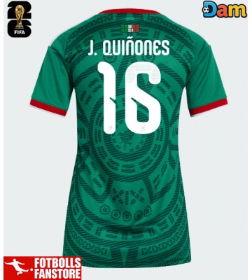 Mexiko Julian Quinones #16 Hemmatröja Dam VM 2026 Kortärmad