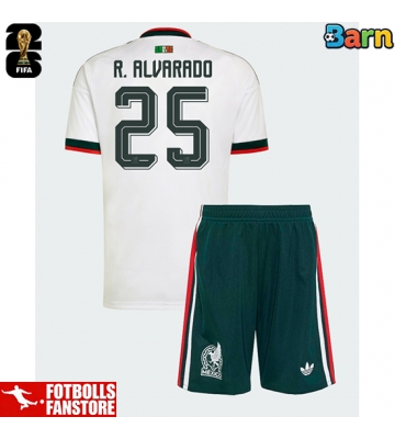 Mexiko Roberto Alvarado #25 Bortatröja Barn VM 2026 Kortärmad (+ Korta byxor)