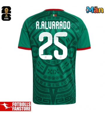 Mexiko Roberto Alvarado #25 Hemmatröja VM 2026 Kortärmad