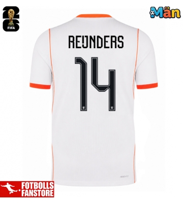Nederländerna Tijjani Reijnders #14 Bortatröja VM 2026 Kortärmad