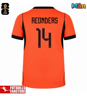 Nederländerna Tijjani Reijnders #14 Hemmatröja VM 2026 Kortärmad