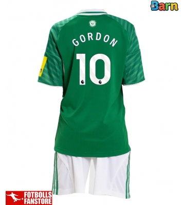 Newcastle United Anthony Gordon #10 Bortatröja Barn 2025-26 Kortärmad (+ Korta byxor)