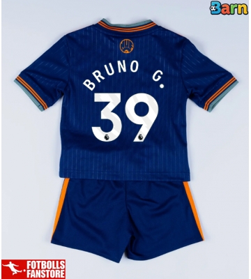 Newcastle United Bruno Guimaraes #39 Tredje Tröja Barn 2025-26 Kortärmad (+ Korta byxor)