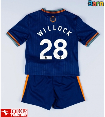 Newcastle United Joe Willock #28 Tredje Tröja Barn 2025-26 Kortärmad (+ Korta byxor)