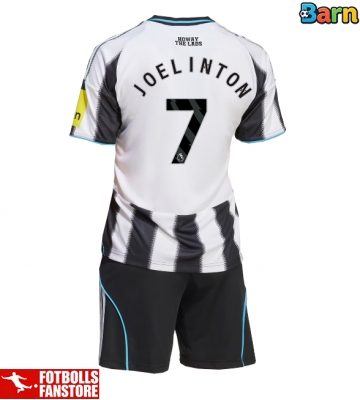 Newcastle United Joelinton #7 Hemmatröja Barn 2025-26 Kortärmad (+ Korta byxor)